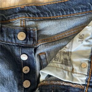 Levi's Women's 501 High Rise Straight Leg Tailored Jeans